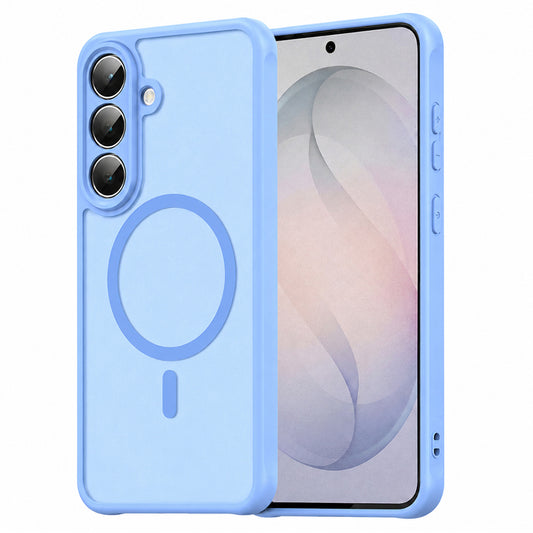 Capa MagSafe para Samsung Galaxy S26 FE S741, Techsuit, HaloFrost II, Azul