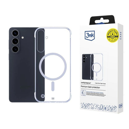 Capa MagSafe para Samsung Galaxy S26 Plus, 3MK, Just20g, Transparente