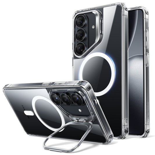 Capa MagSafe para Samsung Galaxy S26 Plus, ESR, Classic Hybrid Kickstand, Transparente