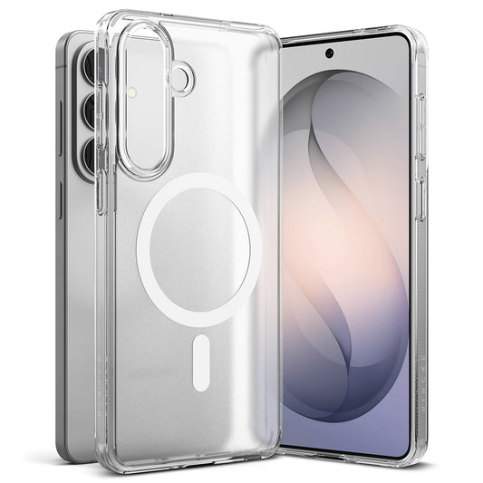 Capa MagSafe para Samsung Galaxy S26 Plus, Ringke, Fusion, Transparente Fosca