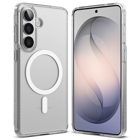 Capa MagSafe para Samsung Galaxy S26 Plus, Ringke, Fusion, Transparente Fosca