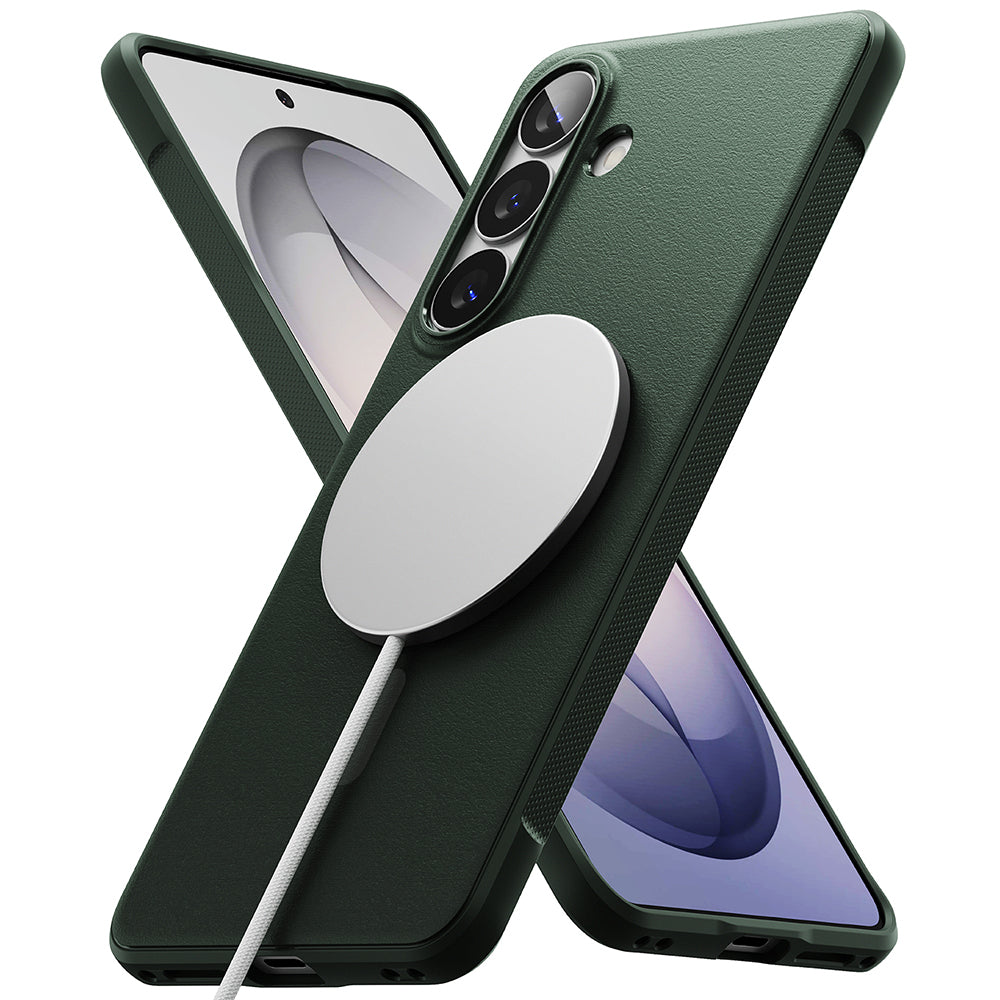 Capa MagSafe para Samsung Galaxy S26 Plus, Ringke, Onyx, Verde Escuro