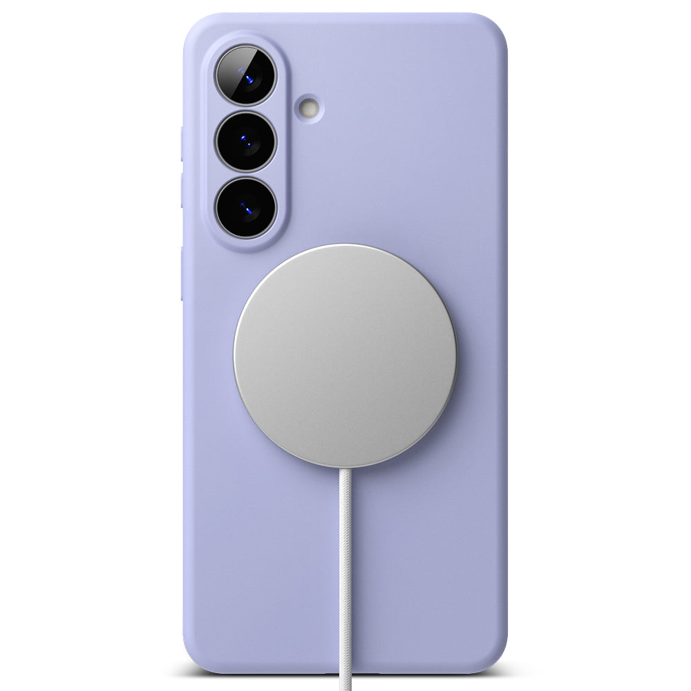 Capa MagSafe para Samsung Galaxy S26 Plus, Ringke, Silicone, Roxo