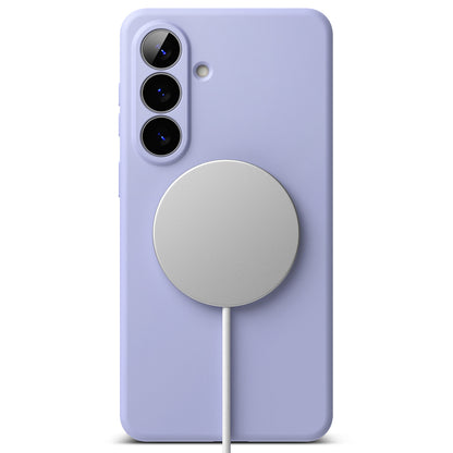 Capa MagSafe para Samsung Galaxy S26 Plus, Ringke, Silicone, Roxo