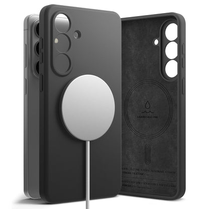 Capa MagSafe para Samsung Galaxy S26 Plus, Ringke, Silicone, Preta