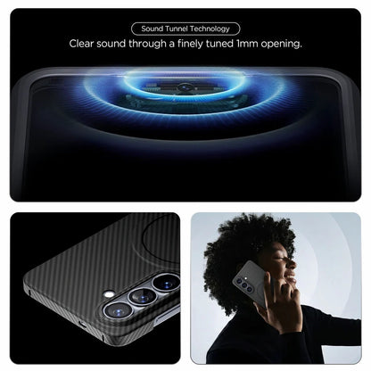 Capa MagSafe para Samsung Galaxy S26 Plus S947, Spigen, Air Skin, Preta ACS11048