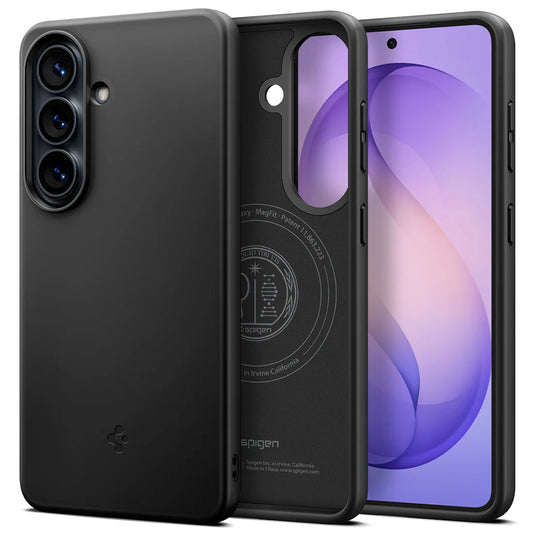 Capa MagSafe para Samsung Galaxy S26 Plus S947, Spigen, Thin Fit, Preta ACS11395