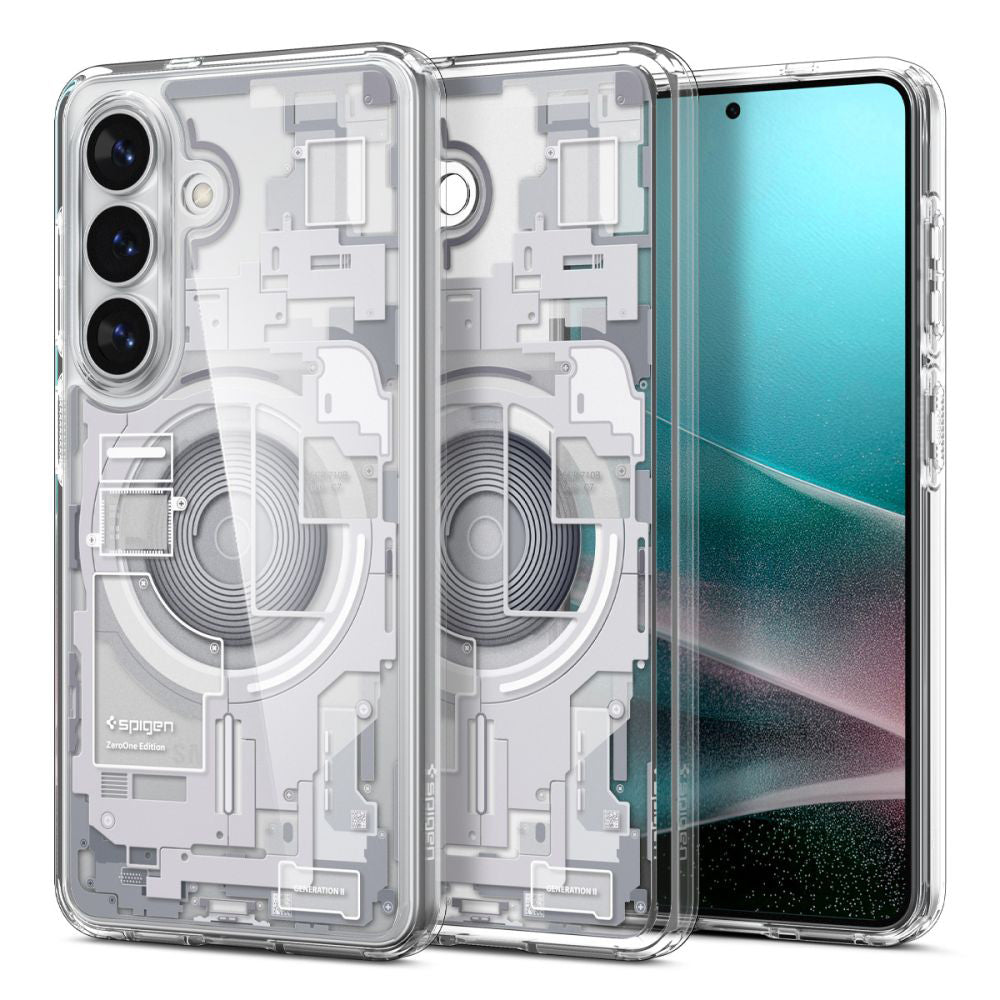 Capa MagSafe para Samsung Galaxy S26 Plus S947, Spigen, Ultra Hybrid Zero One, Branca ACS10712