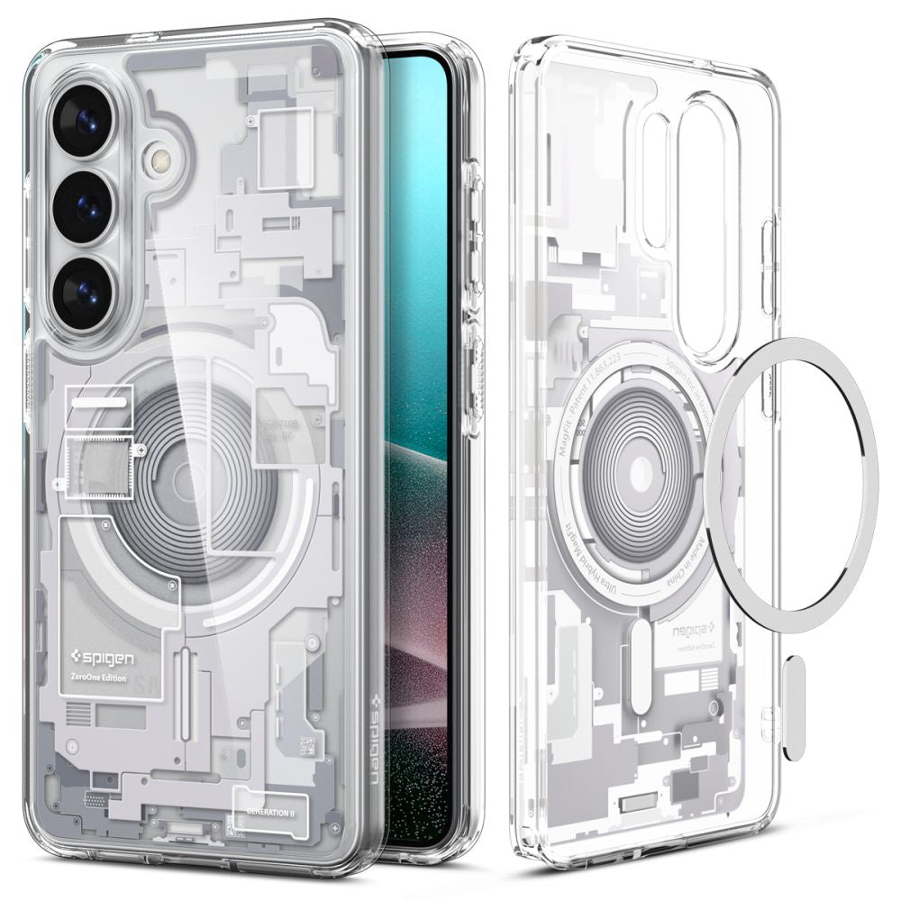 Capa MagSafe para Samsung Galaxy S26 Plus S947, Spigen, Ultra Hybrid Zero One, Branca ACS10712