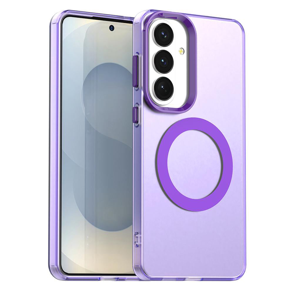 Capa MagSafe para Samsung Galaxy S26 Plus, Techsuit, CandyCase, Roxo