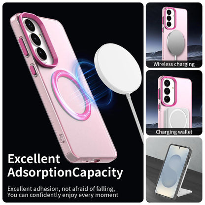 Capa MagSafe para Samsung Galaxy S26 Plus S947, Techsuit, CandyCase, Rosa