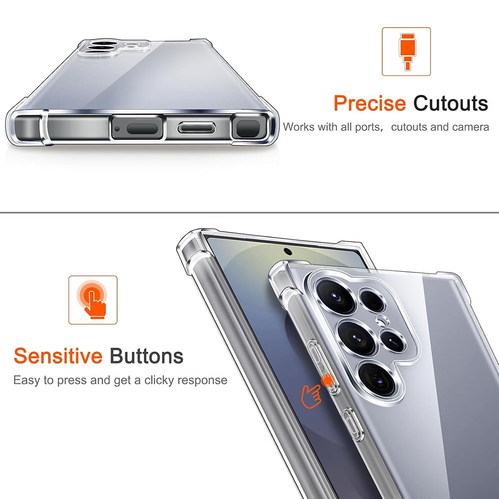 Capa MagSafe para Samsung Galaxy S26 Plus S947, Techsuit, Antichoque, Transparente