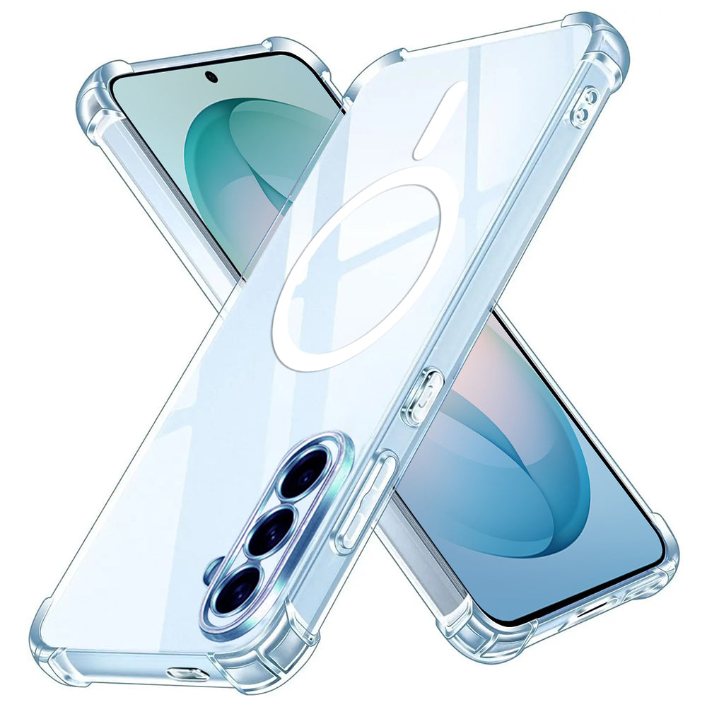 Capa MagSafe para Samsung Galaxy S26 Plus S947, Techsuit, Antichoque, Transparente