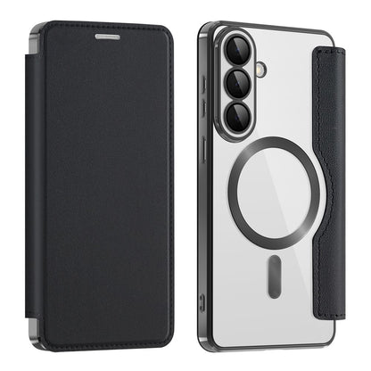 Capa MagSafe para Samsung Galaxy S26 Plus S947, Techsuit, SmartMag Book, Preta