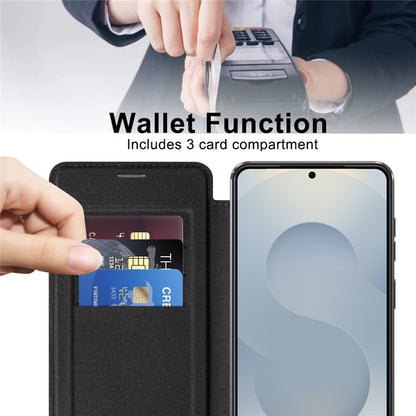 Capa MagSafe para Samsung Galaxy S26 Plus S947, Techsuit, SmartMag Book, Preta