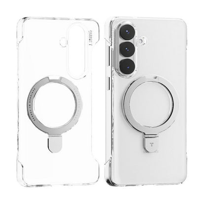 Capa MagSafe para Samsung Galaxy S26 Plus S947, Torras, Ostand Slim, Transparente