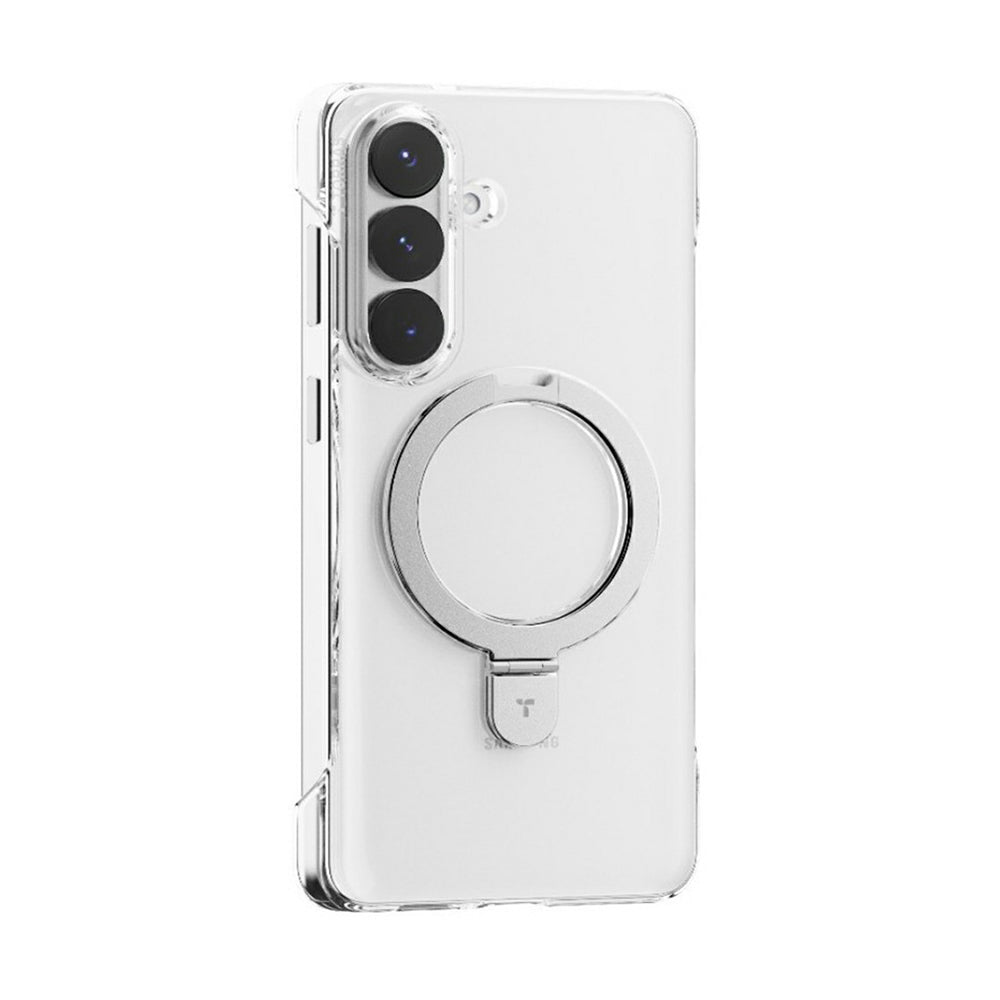 Capa MagSafe para Samsung Galaxy S26 Plus S947, Torras, Ostand Slim, Transparente