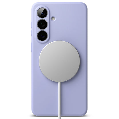 Capa MagSafe para Samsung Galaxy S26 S942, Ringke, Silicone, Roxo