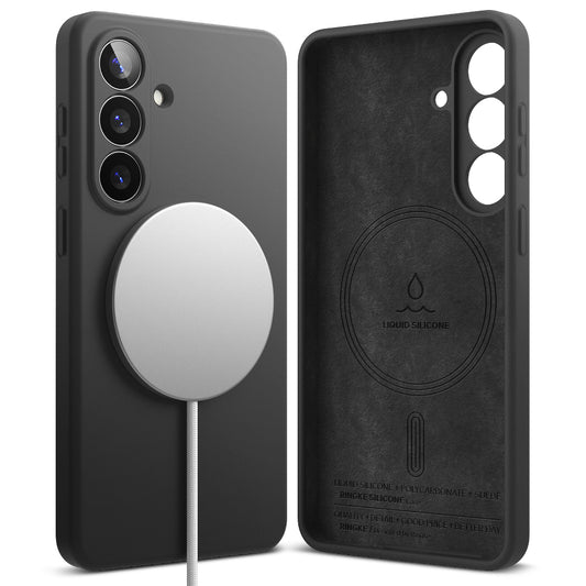 Capa MagSafe para Samsung Galaxy S26, Ringke, Silicone, Preta