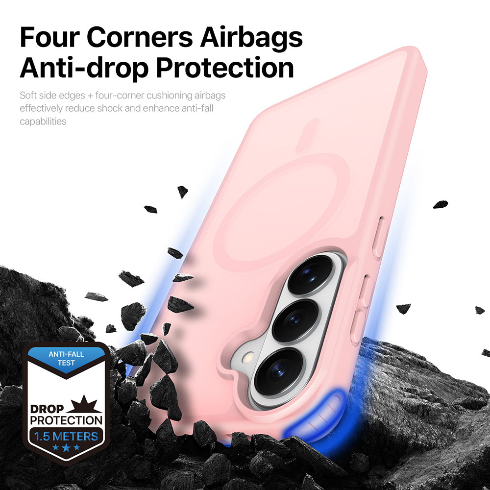 Capa MagSafe para Samsung Galaxy S26 S942, DUX DUCIS, Yind, Preta