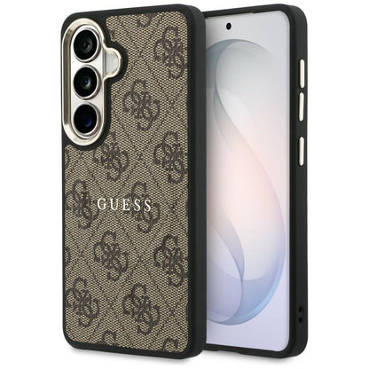 Capa MagSafe para Samsung Galaxy S26 S942, Guess, 4G Embossed Ring, Marrom