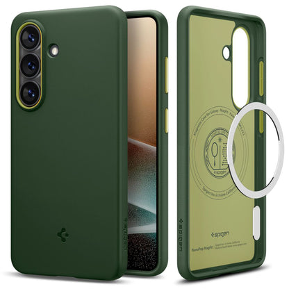 Capa MagSafe para Samsung Galaxy S26 S942, Spigen, Caseology Nano Pop, Verde ACS11067