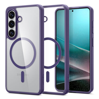 Capa MagSafe para Samsung Galaxy S26 S942, Spigen, Ultra Hybrid, Roxo Escuro ACS11220