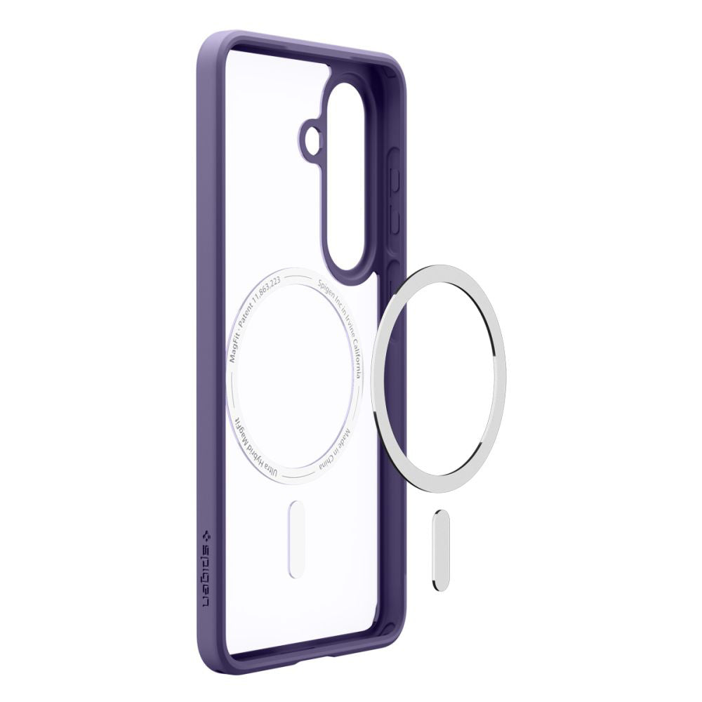 Capa MagSafe para Samsung Galaxy S26 S942, Spigen, Ultra Hybrid, Roxo Escuro ACS11220