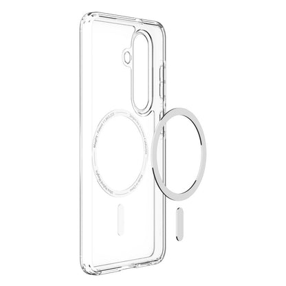 Capa MagSafe para Samsung Galaxy S26 S942, Spigen, Ultra Hybrid, Transparente Branca ACS10734