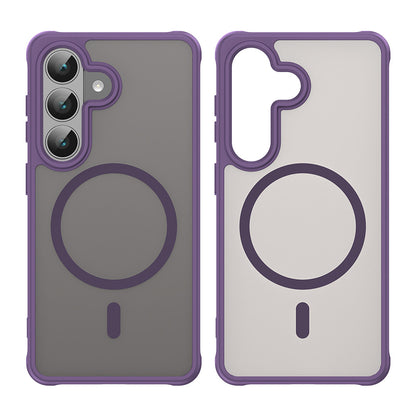 Capa MagSafe para Samsung Galaxy S26 S942, Techsuit, HaloFrost II, Roxo