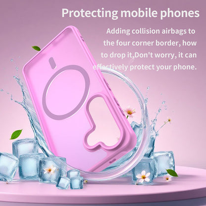 MagSafe Case for Samsung Galaxy S26, Techsuit, HaloFrost II, Pink