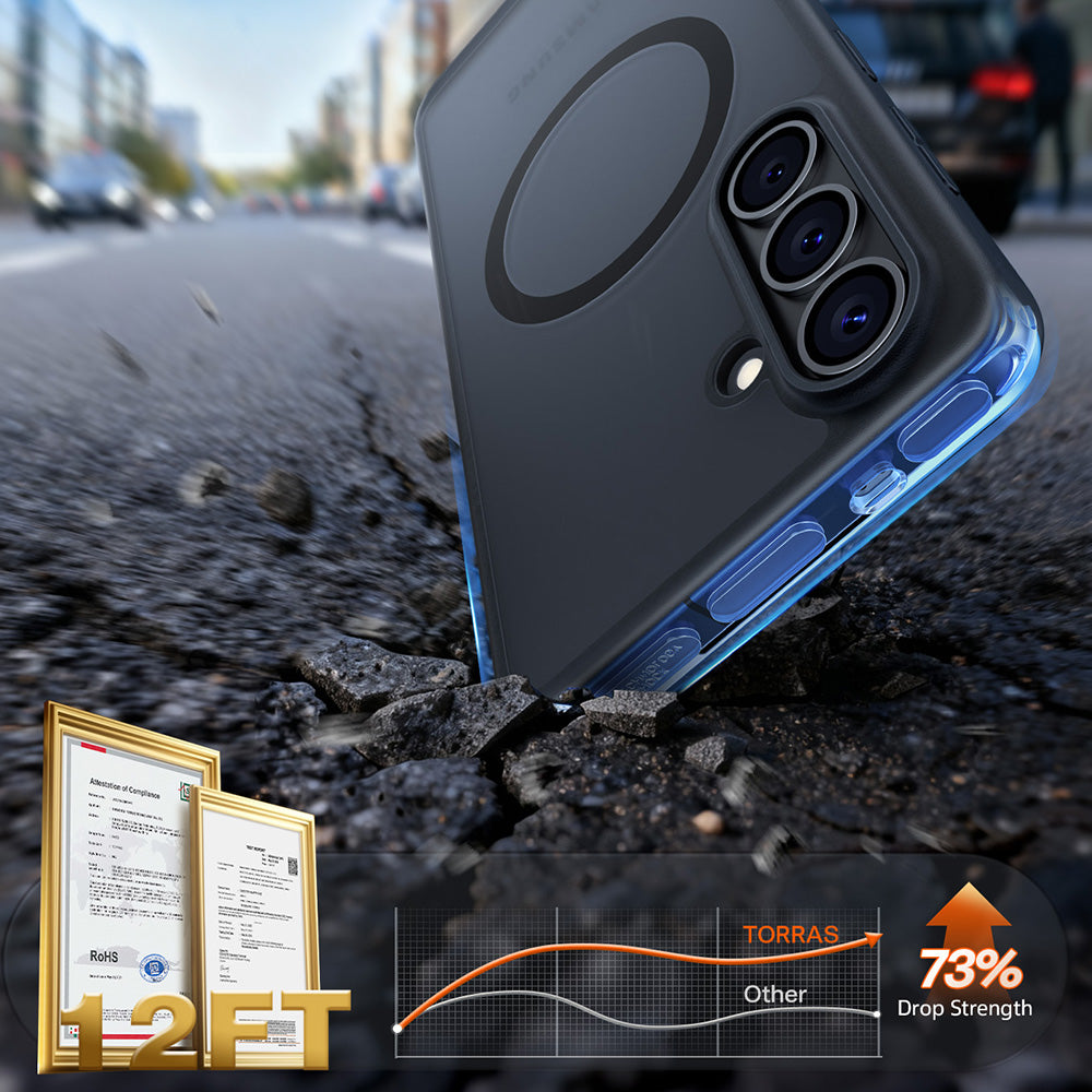 Capa MagSafe para Samsung Galaxy S26, Torras, Guardian, Preta