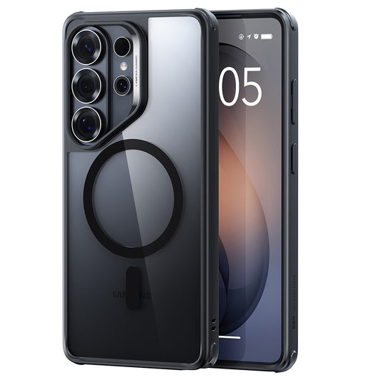 Capa MagSafe para Samsung Galaxy S26 Ultra, ESR, Classic Hybrid, Preta Transparente