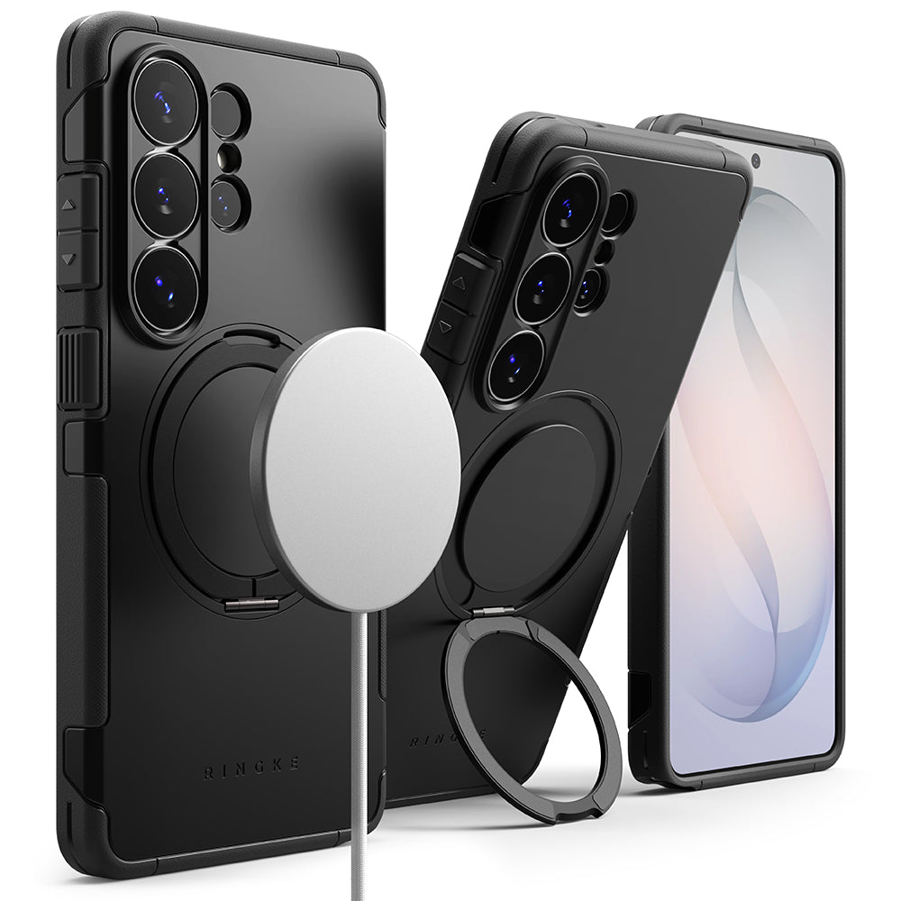 Capa MagSafe para Samsung Galaxy S26 Ultra S948, Ringke, Alles, Preta