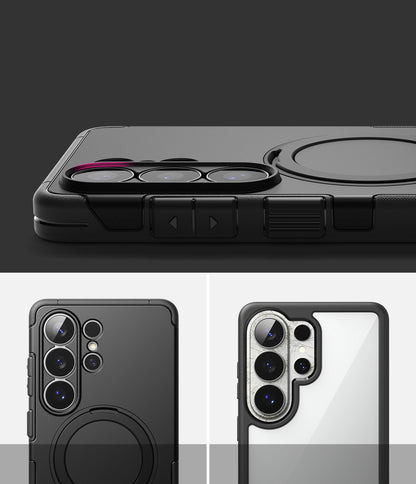 Capa MagSafe para Samsung Galaxy S26 Ultra S948, Ringke, Alles, Preta