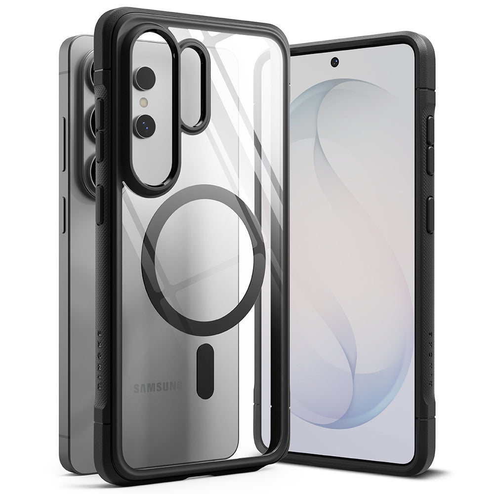 Capa MagSafe para Samsung Galaxy S26 Ultra S948, Ringke, Fusion Bold, Preta