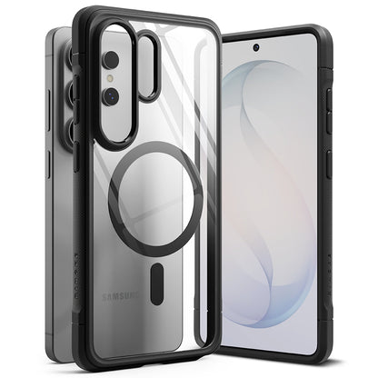 Capa MagSafe para Samsung Galaxy S26 Ultra S948, Ringke, Fusion Bold, Preta