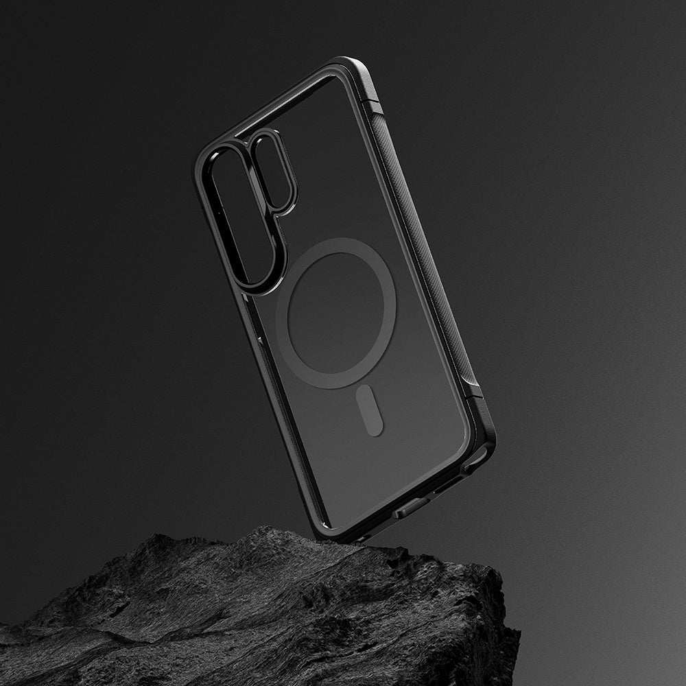 Capa MagSafe para Samsung Galaxy S26 Ultra S948, Ringke, Fusion Bold, Preta