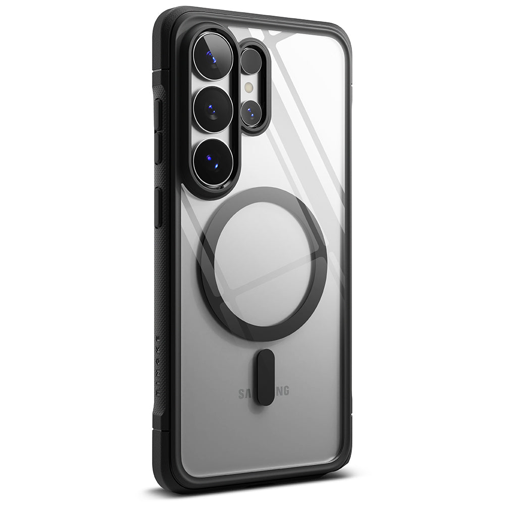 Capa MagSafe para Samsung Galaxy S26 Ultra S948, Ringke, Fusion Bold, Preta