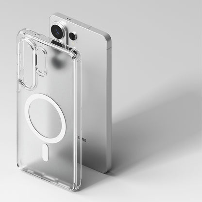 Capa MagSafe para Samsung Galaxy S26 Ultra, Ringke, Fusion, Transparente Fosca