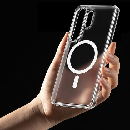 Capa MagSafe para Samsung Galaxy S26 Ultra, Ringke, Fusion, Transparente Fosca