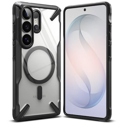 Capa MagSafe para Samsung Galaxy S26 Ultra, Ringke, Fusion X, Preta