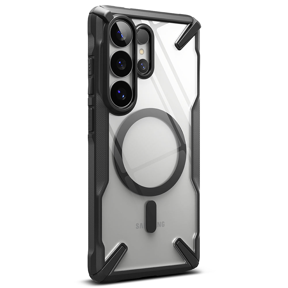 Capa MagSafe para Samsung Galaxy S26 Ultra, Ringke, Fusion X, Preta