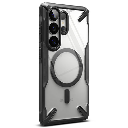 Capa MagSafe para Samsung Galaxy S26 Ultra, Ringke, Fusion X, Preta