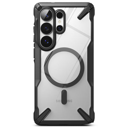 Capa MagSafe para Samsung Galaxy S26 Ultra, Ringke, Fusion X, Preta