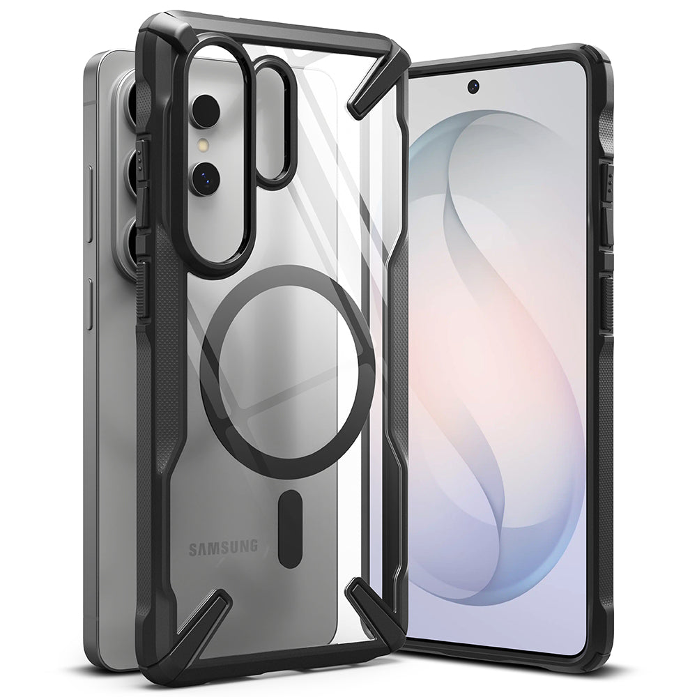 Capa MagSafe para Samsung Galaxy S26 Ultra, Ringke, Fusion X, Preta