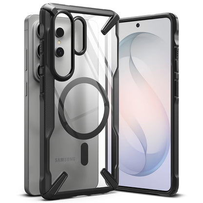 Capa MagSafe para Samsung Galaxy S26 Ultra, Ringke, Fusion X, Preta