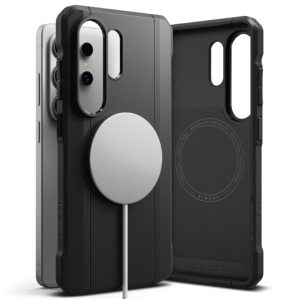 Capa MagSafe para Samsung Galaxy S26 Ultra, Ringke, Onyx Alpha, Preta
