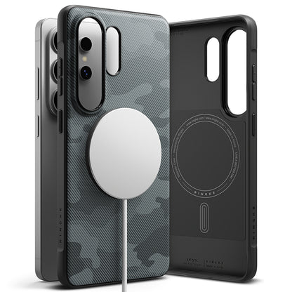 Capa MagSafe para Samsung Galaxy S26 Ultra S948, Ringke, Onyx, Camuflagem