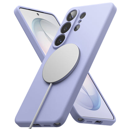 Capa MagSafe para Samsung Galaxy S26 Ultra, Ringke, Silicone, Roxo